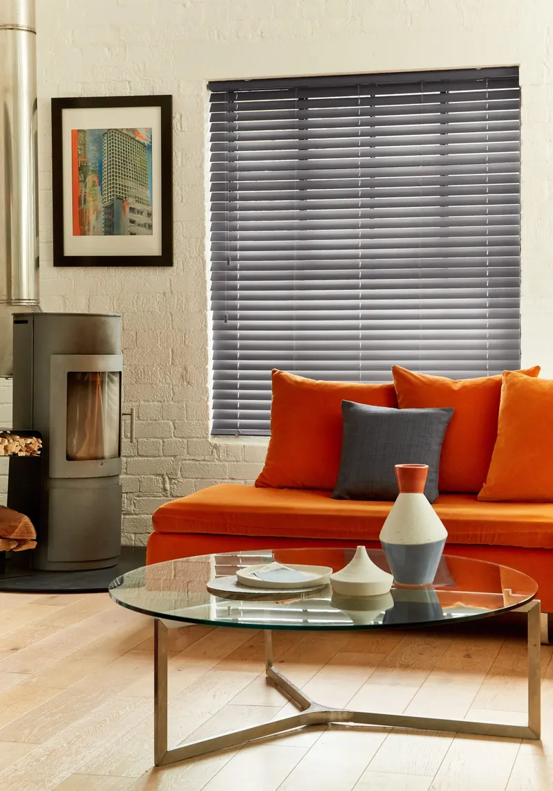 Faux Wood Venetian Blinds fitted by Harley Blinds