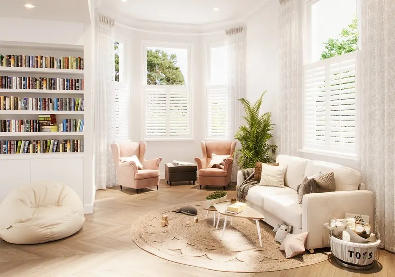 Café-Style Shutters example 4