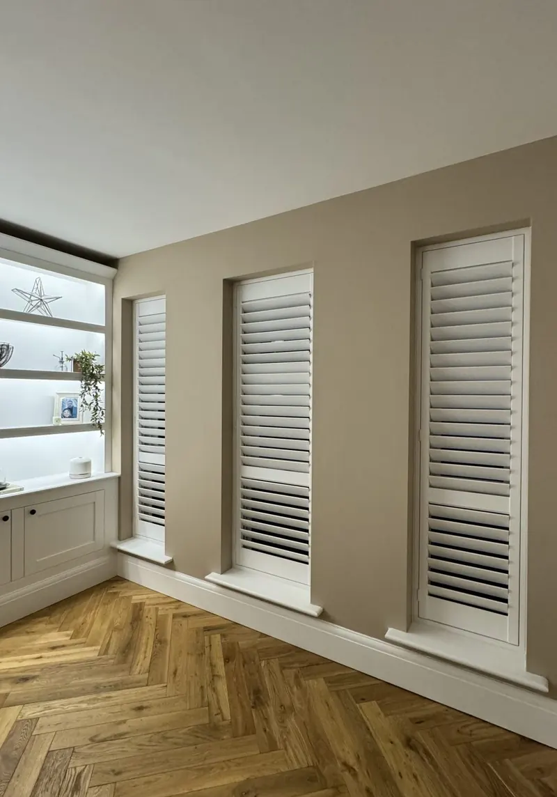 Full-Height Shutters fitted by Harley Blinds